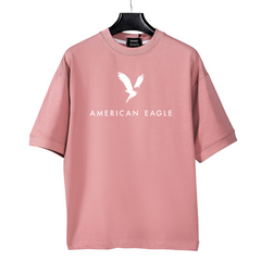 Printed Oversized T-shirt Bolivar - pink